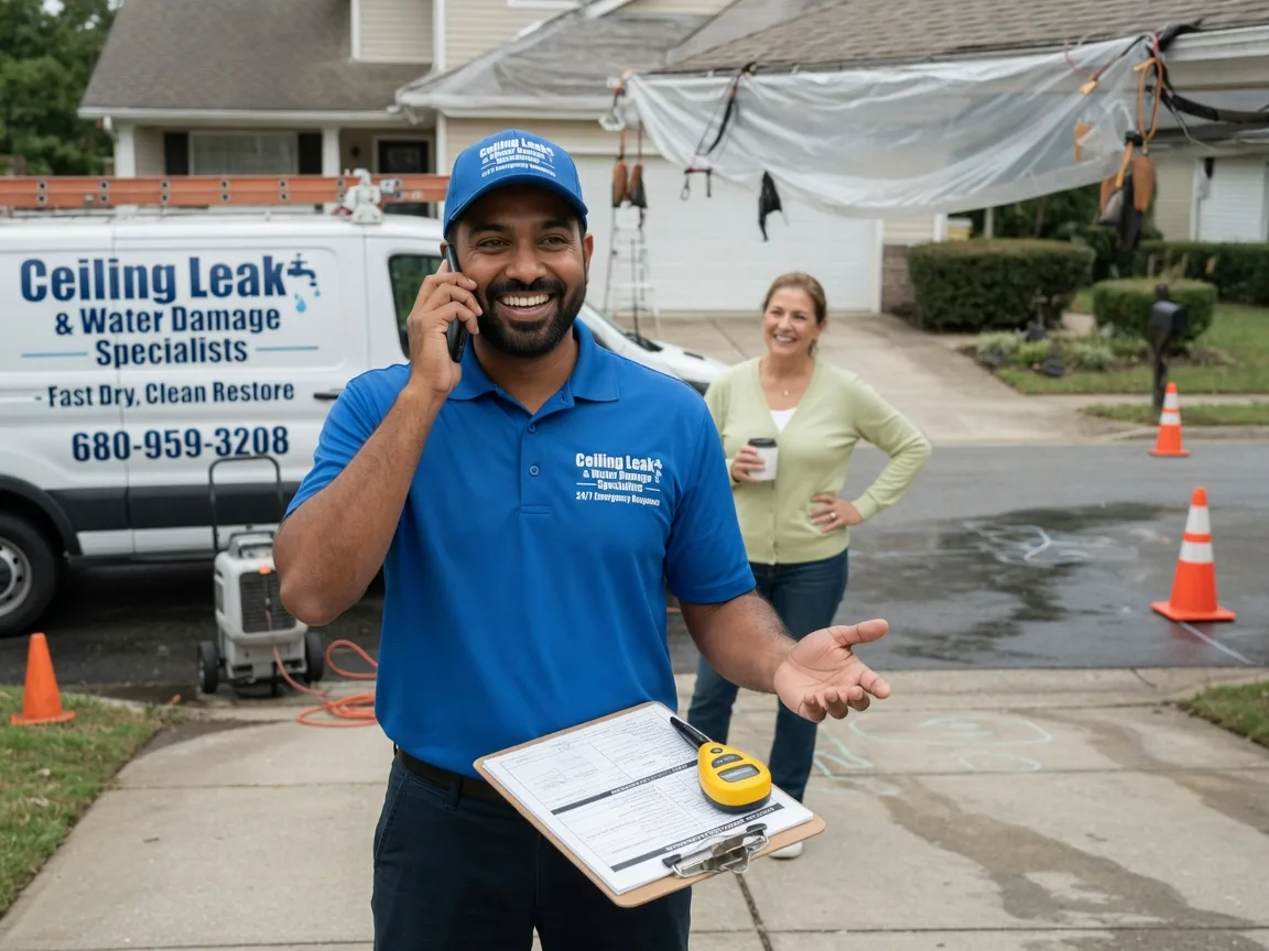 Ceiling Leak Cleanup Hartland, ME FAQs